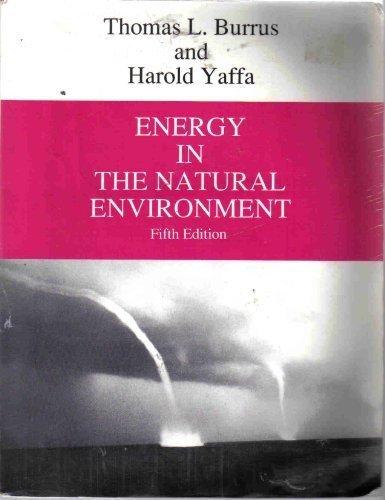 Energy in the natural environment