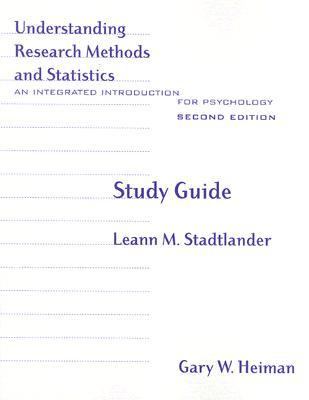 Understanding Research Methods And Statistics An Integrated Introduction For Psychology