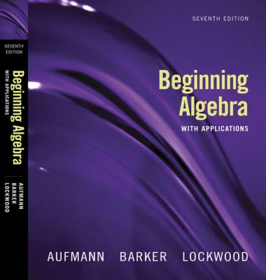 Beginning Algebra with Applications