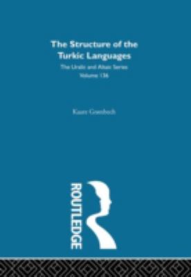 Structure of the Turkic Languages (Uralic and Altaic Series #136), Vol. 136