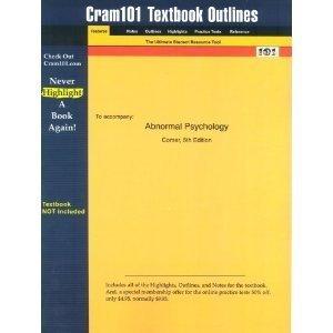 Abnormal Psychology 6th Edition