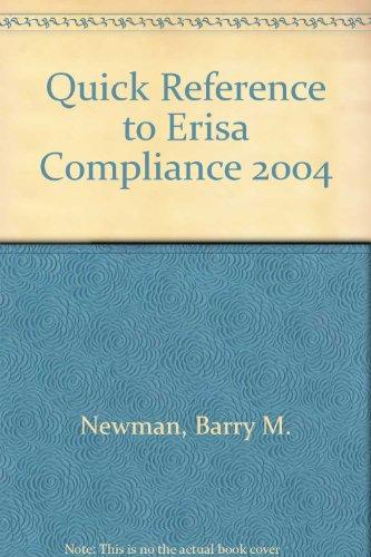 Quick Reference to Erisa Compliance 2004
