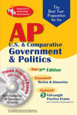 Ap Government & Politics Rea The Best Test Prep, Grade 10-12