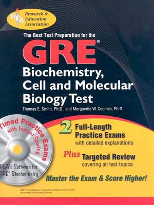 GRE Biochemistry,  Cell and Molecular Biology (REA) w/CD-ROM - The Best Test Prep