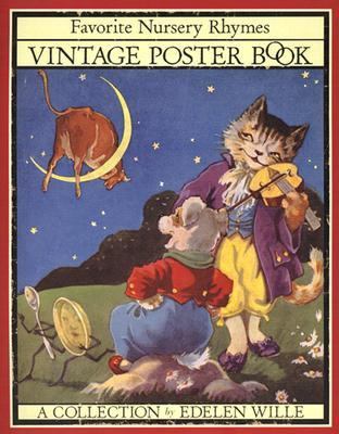 Vintage Poster Book Favorite Nursery Rhymes