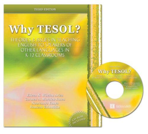 WHY TESOL? THEORIES AND ISSUES IN TEACHING ENGLISH TO SPEAKERS OF OTHER LANGUAGES IN K-12 CLASSROOMS