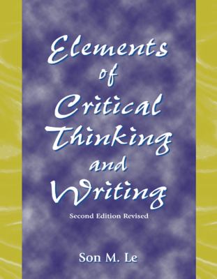 Elements Of Critical Thinking And Writing