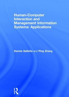 Human-computer Interaction and Management Information Systems Applications