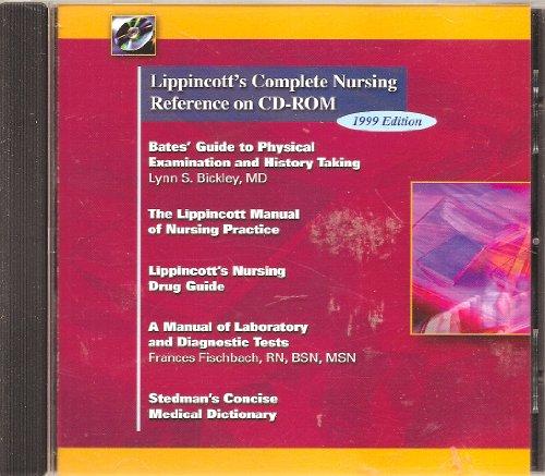 Lippincott's Complete Nursing Reference on CD-ROM (Single-User Version for Windows & Macintosh)