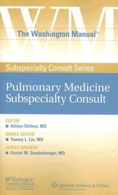 Washington Manual Pulmonary Medicine Subspecialty Consult