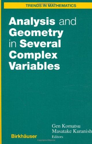 Analysis and Geometry in Several Complex Variables