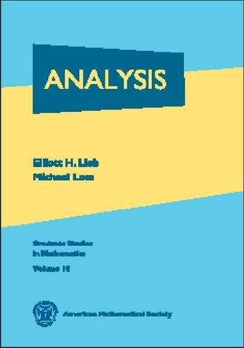 Analysis (Graduate Studies in Mathematics, V. 14)