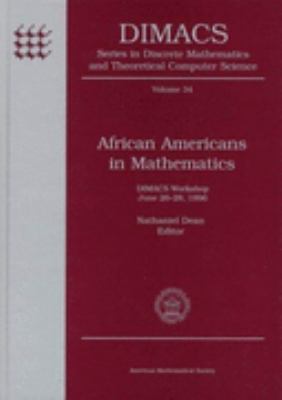 African Americans in Mathematics Dimacs Workshop June 26-28, 1996