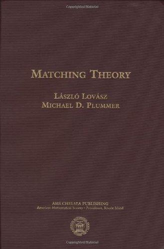 Matching Theory (AMS Chelsea Publishing)