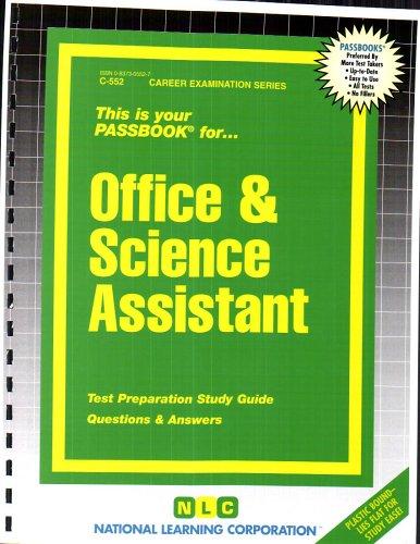 Office & Science Assistant(Passbooks)