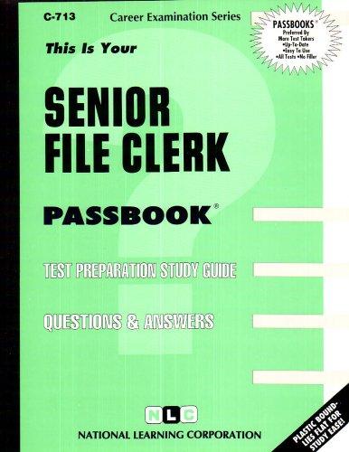 Senior File Clerk(Passbooks) (C-713)