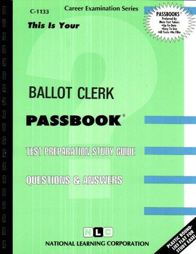 Ballot Clerk(Passbooks)