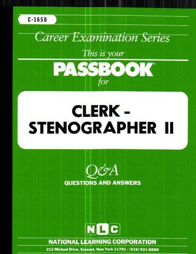 Clerk-Stenographer II(Passbooks)