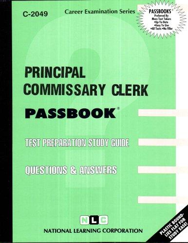 Principal Commissary Clerk(Passbooks)