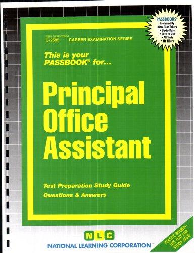 Principal Office Assistant(Passbooks) (Passbook for Career Opportunities)