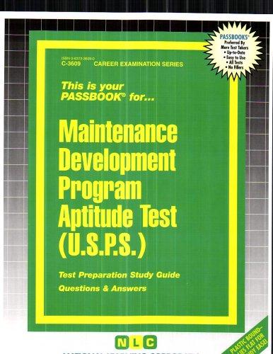 Maintenance Development Program Aptitude Test (USPS)(Passbooks)