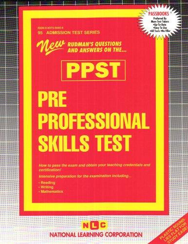 Pre Professional Skills Test (PPST) (Admission Test Series)