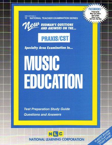 MUSIC EDUCATION (National Teacher Examination Series) (Content Specialty Test) (Passbooks) (NATIONAL TEACHER EXAMINATION SERIES (NTE))