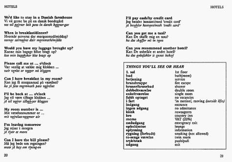 Danish Phrase Book (Phrase books)