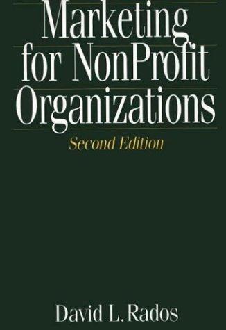 Marketing for Nonprofit Organizations