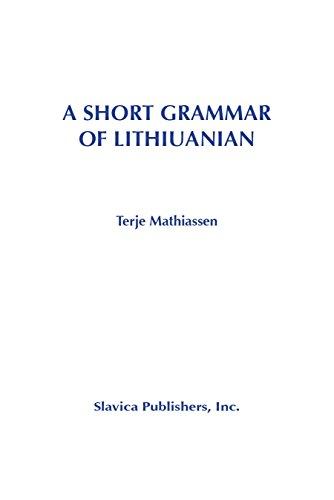 A Short Grammar of Lithuanian