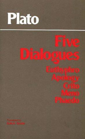 five dialogues euthyphro apology crito meno phaedo