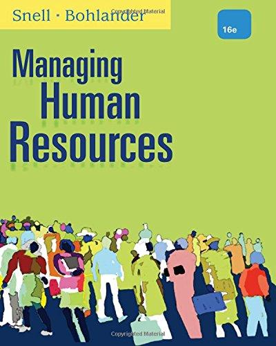 Managing Human Resources