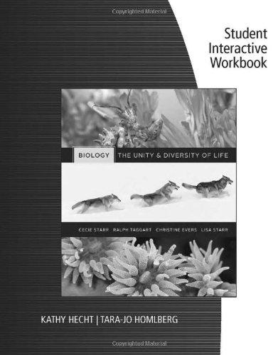 Student Interactive Workbook for Starr/Taggart/Evers/Starr's Biology: The Unity and Diversity of Life, 13th