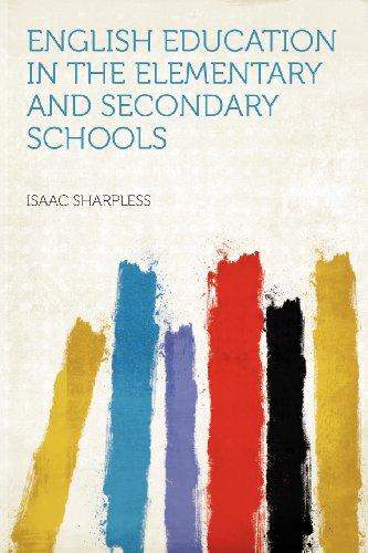 English Education in the Elementary and Secondary Schools