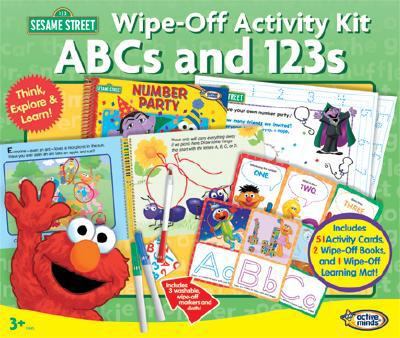 Sesame Street ABCs and 123s Wipe-off Activity Kit
