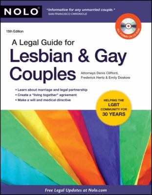 A Legal Guide for Lesbian & Gay Couples (Legal Guide for Lesbian and Gay Couples)