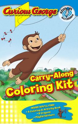 Curious George Carry-along Coloring Kit