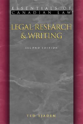 Legal Research and Writing