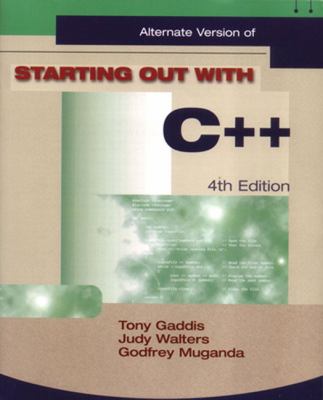 Starting Out With C++ Alternate 