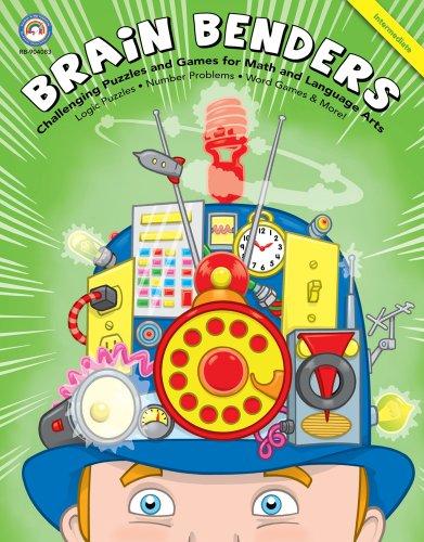 Brain Benders: Challenging Puzzles and Games for Math and Language Arts, Intermediate Level