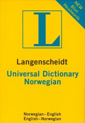 Langenscheidt Universal Dictionary Norwegian (Langenscheidt Universal Dictionaries (German))