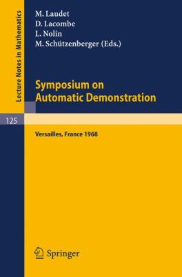 Symposium On Automatic Demonstration