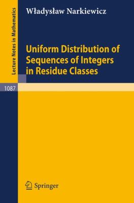 Uniform Distribution Of Sequences Of Integers In Residue Classes