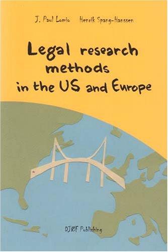 Legal Research Methods in the U.S. & Europe