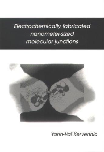Electrochemically fabricated nanometer-sized molecular junctions
