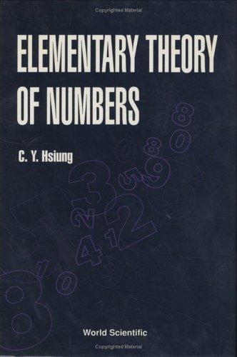 Elementary Theory of Numbers