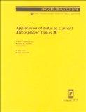 Application of Lidar to Current Atmospheric Topics III 22 July 1999, Denver, Colorado