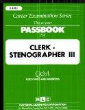 Clerk Stenographer III