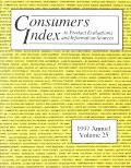 Consumers Index to Product Evaluations and Information Sources 1997 Annual