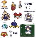 Geek Tattoo's : 16 Temporary Tattoos